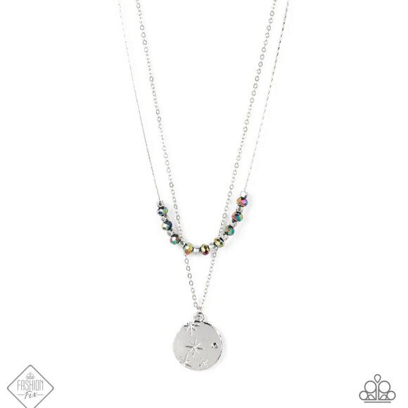 Paparazzi Jewelry - Stunning Supernova & Artificial Starlight Necklace & Earring - Picture 7 of 10